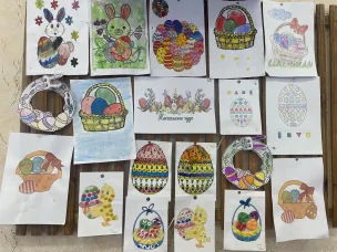 Пасха светлый, добрый праздник.