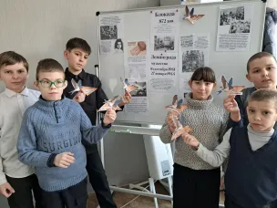 Беседа с презентацией о тяжёлых днях блокадного Ленинграда.